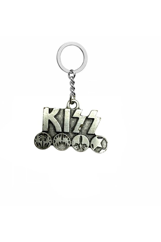 Kiss Rock Metal Band Logo Keychain – Unisex Accessory