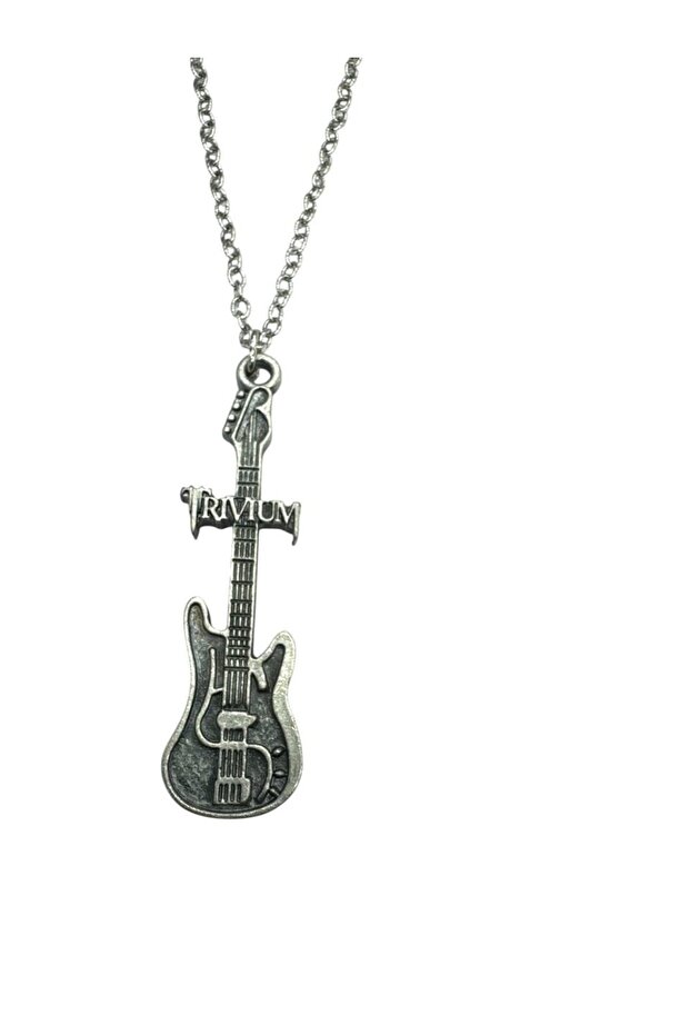 Trivium Themed Electric Guitar Keychain – 60 cm Unisex Metal Metalcore & Heavy Metal Accessory