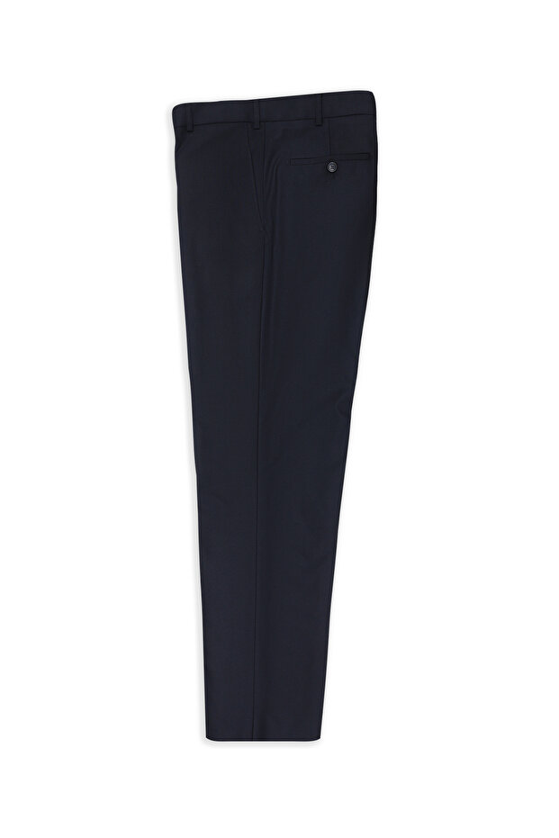 6 Drop Regular Fit Standard Cut Stretch Fabric Classic Fabric Trousers