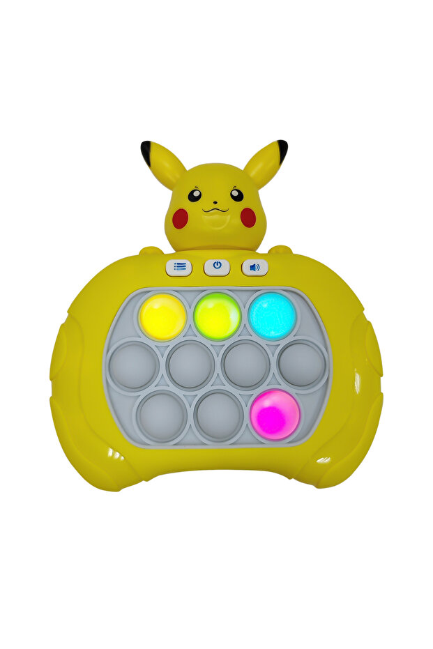 Bandai 10 BANDAI Quick Push Game Pop Up Fidget Bubble Electronic Pop it Pro Game Pikachu Stitch Spid