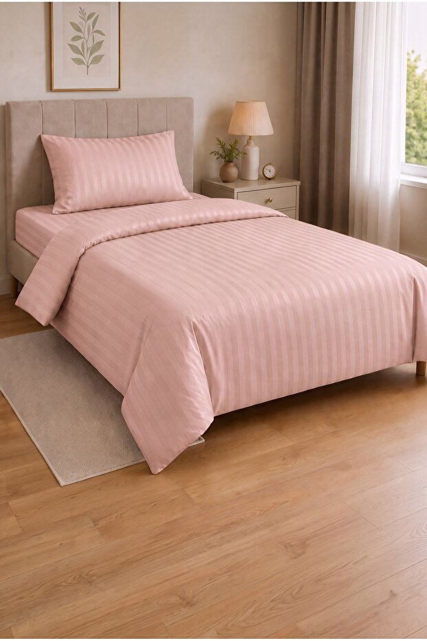 Single 100% Cotton Satin Duvet Cover Set 160X220 cm
