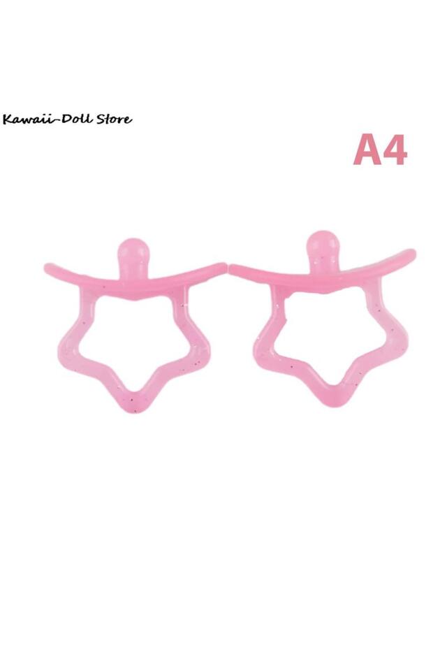 A4 2pcs Lovely Doll Pacifier For New Reborn Baby Dolls Kids Toy Doll Play House Supplies Dummy Nippl