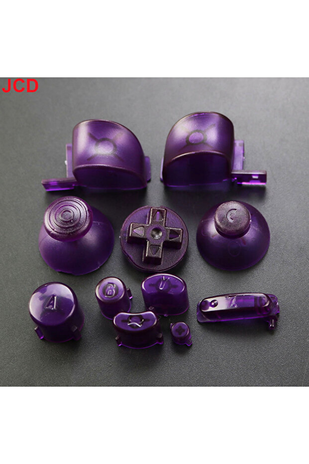 D JCD 1Set Full Set L R ABXY Z Keypads Buttons With 3D Thumbsticks Caps For GameCube For NGC D Pads.