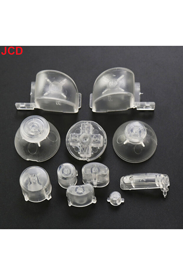 I JCD 1Set Full Set L R ABXY Z Keypads Buttons With 3D Thumbsticks Caps For GameCube For NGC D Pads.