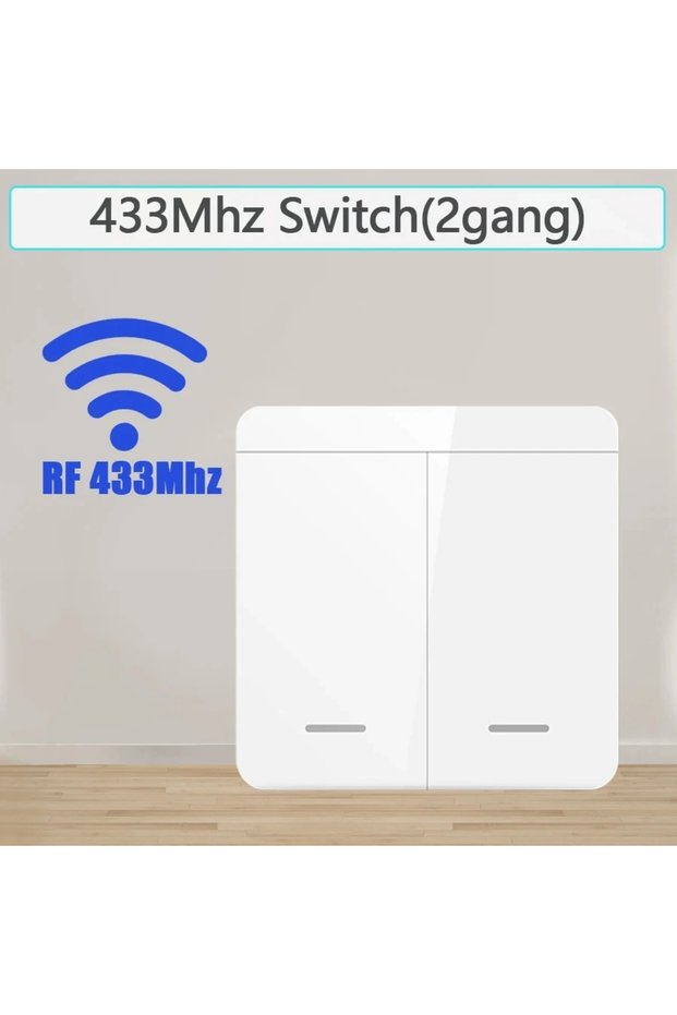 Only 2 Gang 16A/20A Tuya WiFi Smart Switch RF 433MHz 1/2/3 Gang Wireless Wall Switch Works with Alex