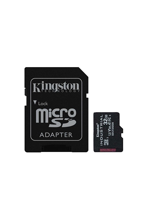 Sdcit2-32Gb 32Gb Microsdhc Industrial C10 A1 Pslc Card + Sd Adapter Memory Card