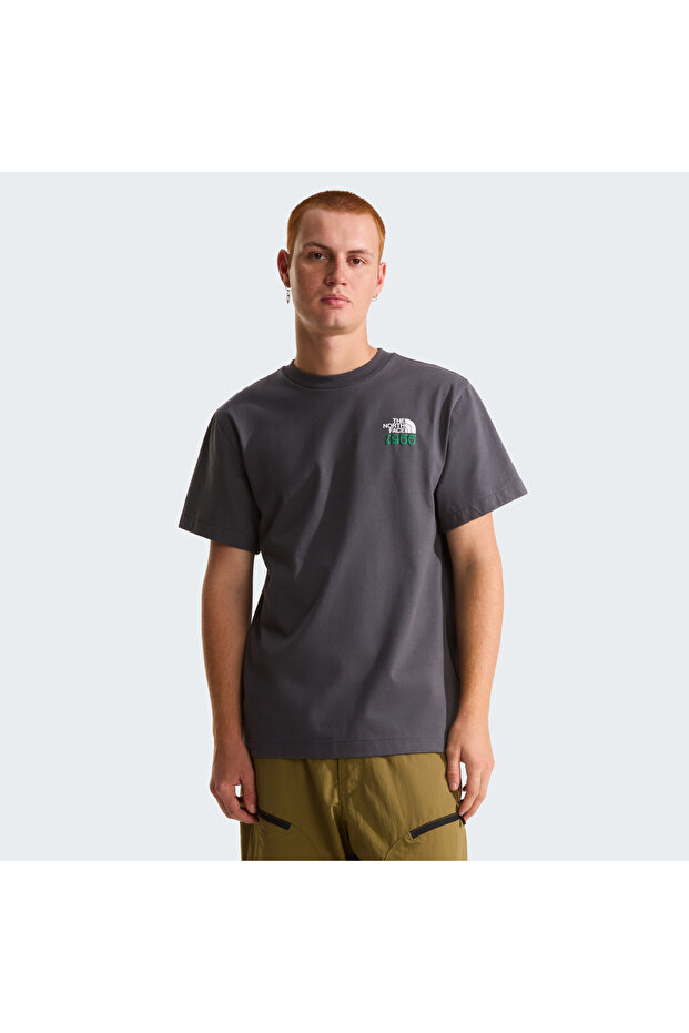M 1966 Motıon Relaxed Short Sleeve Tee-G Men's Gray Tshirt Nf0A8Gahrhi1