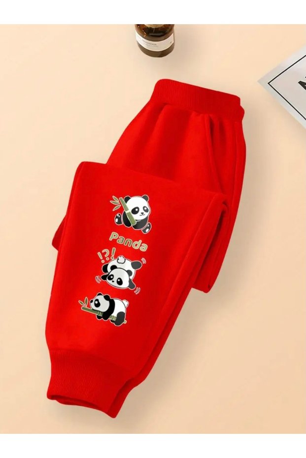 Special Series Pandas Leg Printed 2 Yarn Summer Baby Girl-Child Track Pants