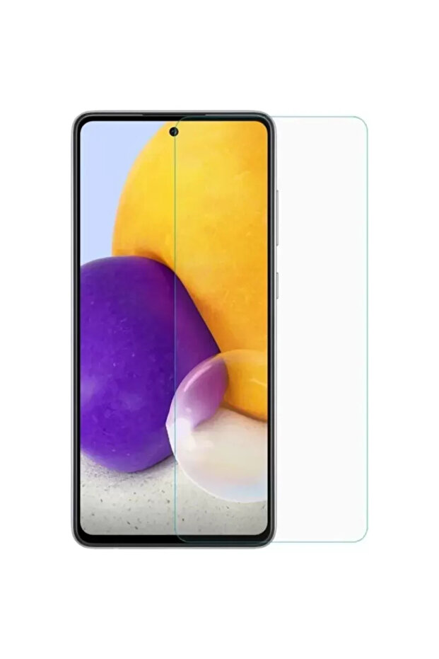 واقي شاشة فاخر متوافق مع هاتف Samsung Galaxy A53، حماية من الزجاج الصلب غير القابل للكسر، شفاف