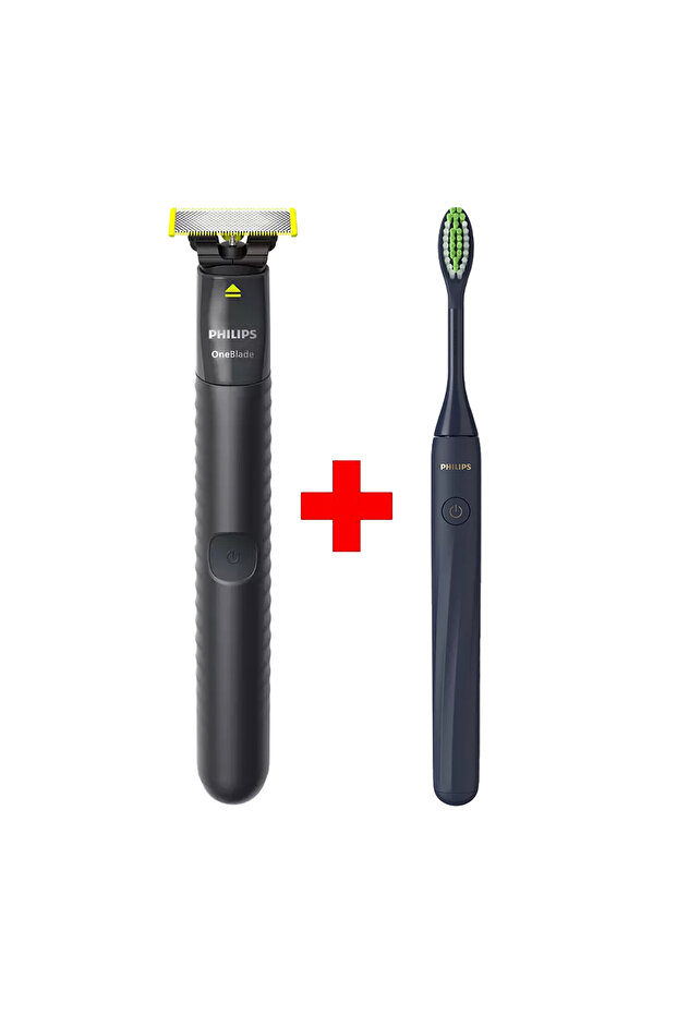 OneBlade Face Shaver QP1424/10 + One by Sonicare Battery Toothbrush HY1100/04