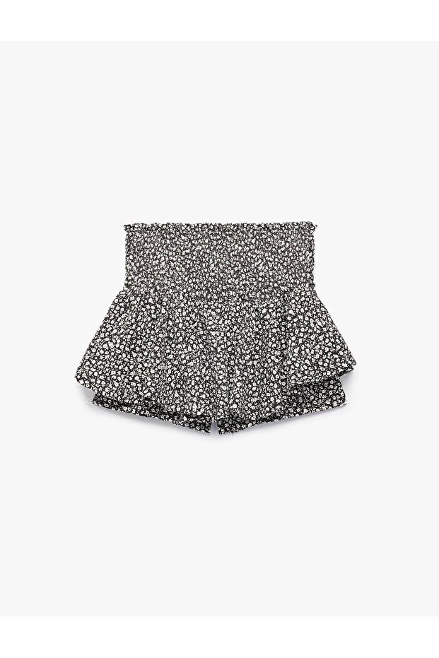 Girl's Denim&Canvas Shorts 6Skg40177Ak
