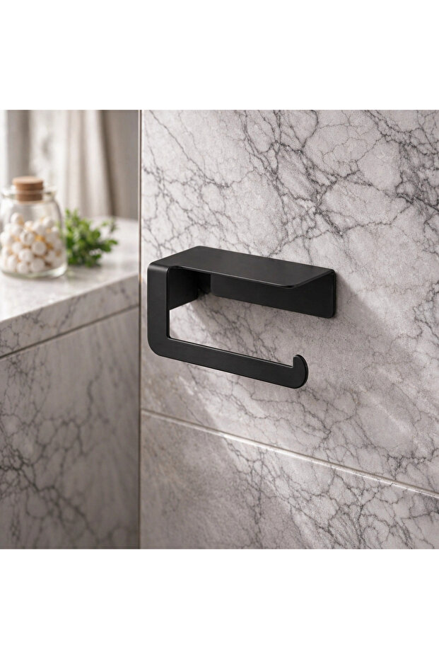 Ir10-011 - Irmak Toilet Paper Holder with Phone Holder (Adhesive)