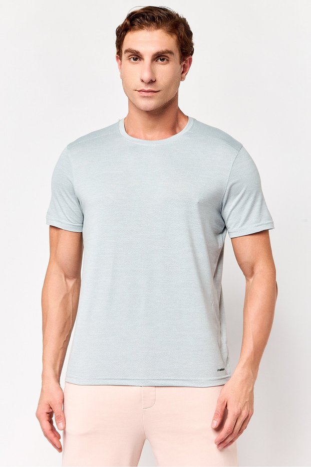 Men Sportswear Fit Short Sleeve Outdoor T-Shirt, Grey
