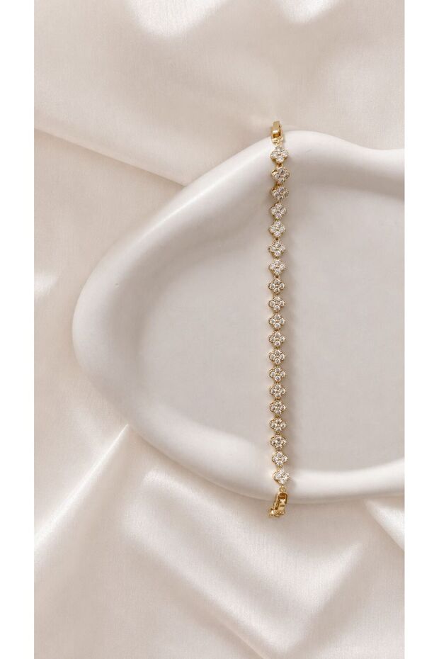 Xuping Clover Detailed Waterway Bracelet