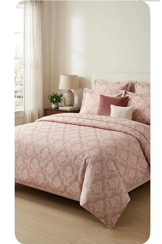 Double Size Elastic Sheet (Own Pattern) Bedding Set - 6