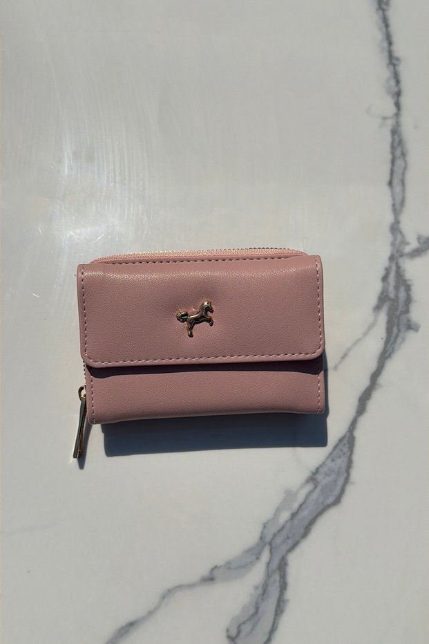 La'Graccio Paris Women's Kayla Medium Size Handy Wallet Powder