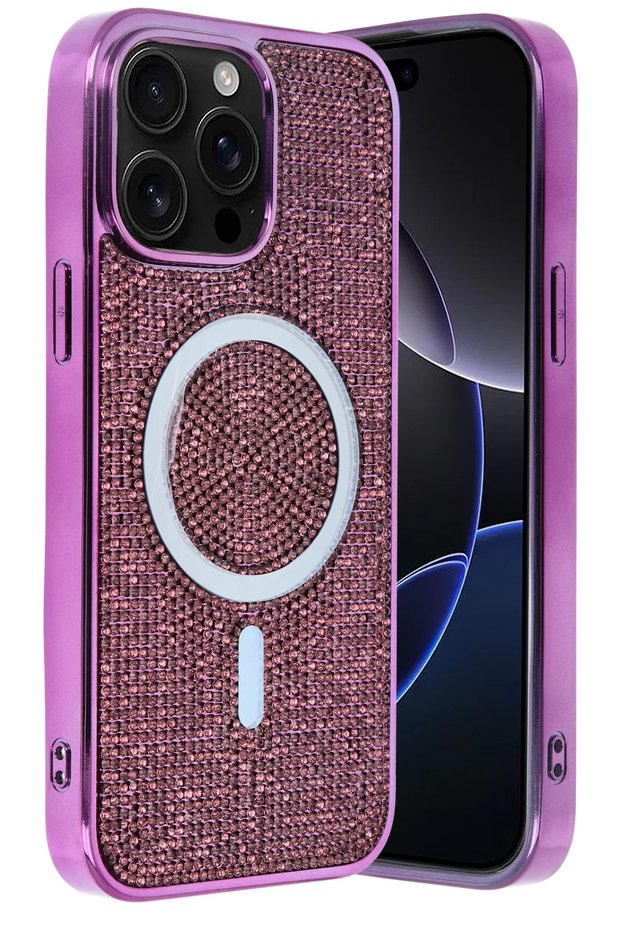 Ilkeshop iPhone 15 Pro Max Helen Magsafe Cover - (144212) Deep Purple