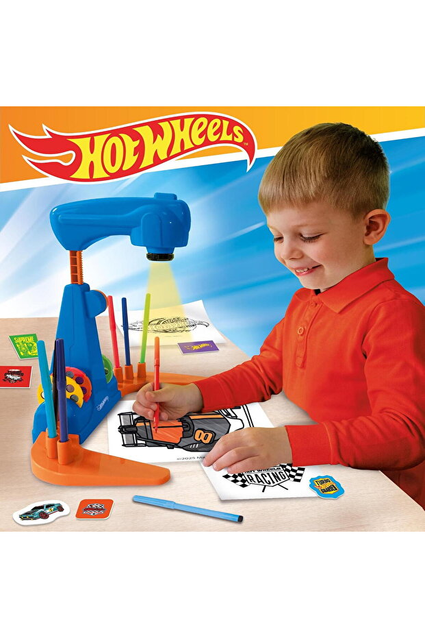 Проектор за рисуване - Hot Wheels - 3