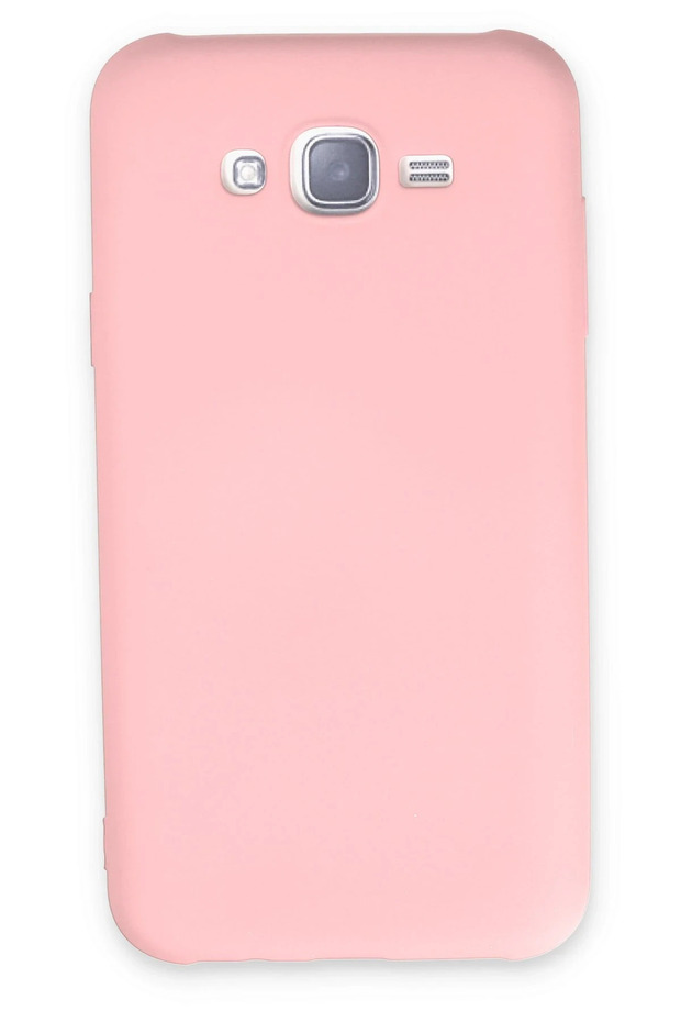 Ilkeshop New Galaxy J7 Case Nano Inside Velvet Silicone (174830) - Powder