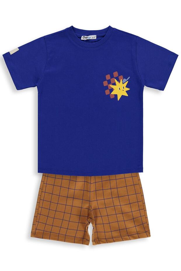 Stay Cook Printed Set for Ages 2-5 - Blue