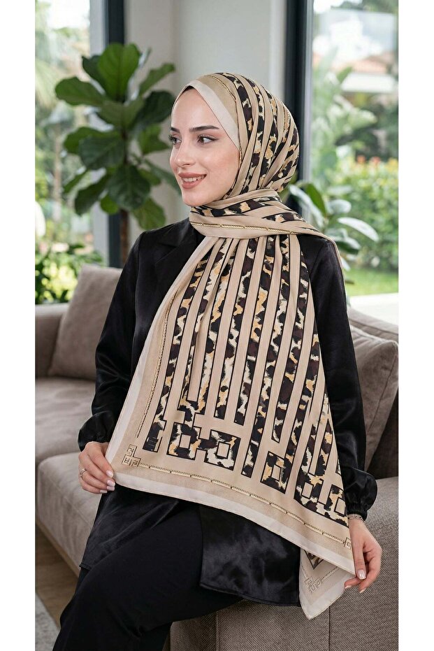 Patterned Soft Shawl - 010