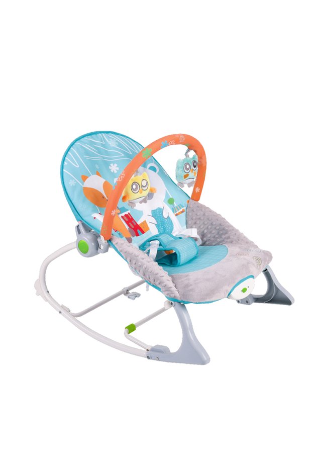 Soothing Baby Bouncer with Calming Vibrations | 2-in-1 Toddler Seat & Musical Toy Bar