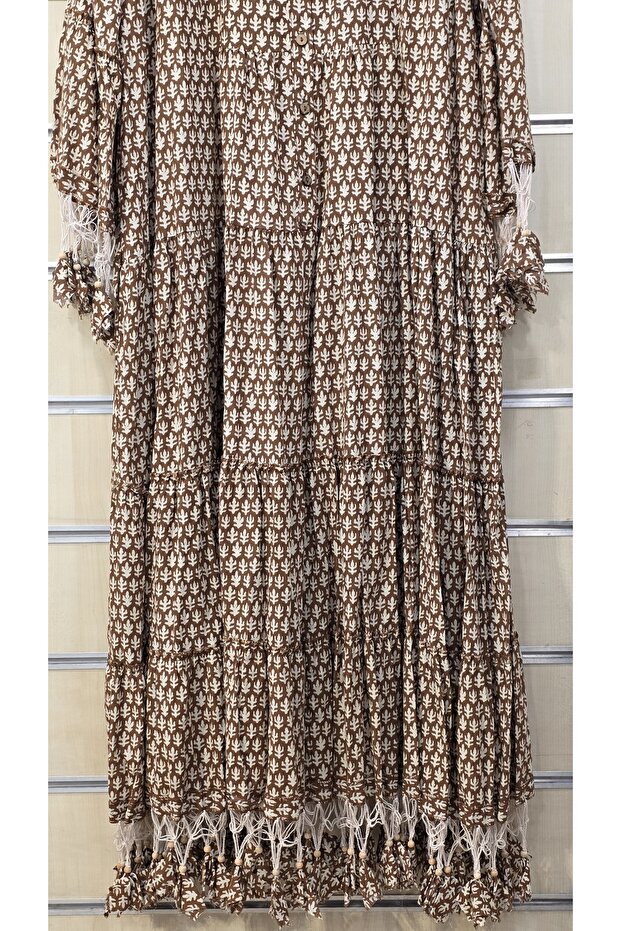 Rochie lungă din bumbac 100% bumbac - 3