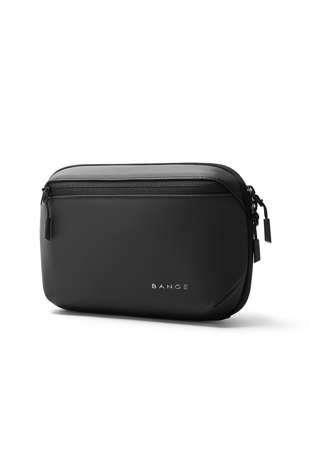 23 x 15.5 x 7 cm Black BANGE New Storage Bag Cable Cord Organizer Travel Bag Small Electronics SD Ca