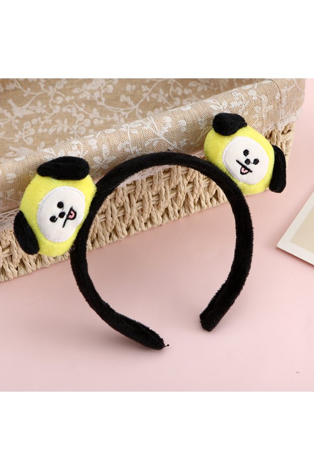 xiaogou BT21 koya RJ Shooky Man Chimmy Cooky Creative Cartoon Cute Doll Headband Secondary Animation