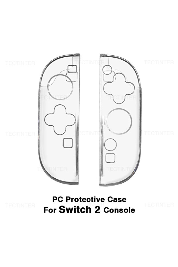 غطاء حماية شفاف من TPU+PC لجهاز نينتندو سويتش 2، غلاف واقي صلب شفاف F
