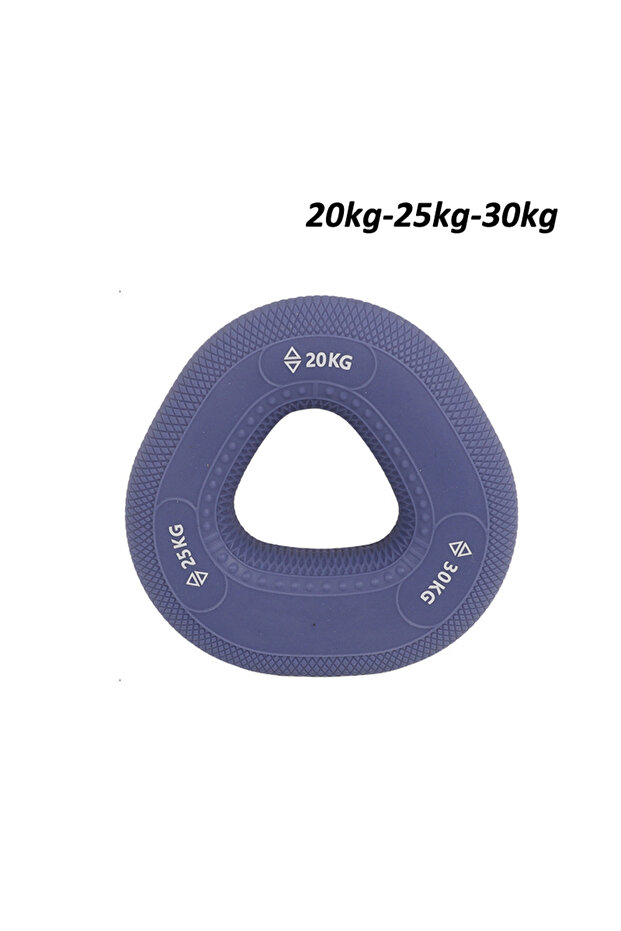 Light Purple Silicone Hand Muscle Strengthener Ring Arm Carpal Strength Exerciser Hand Grip Finger W