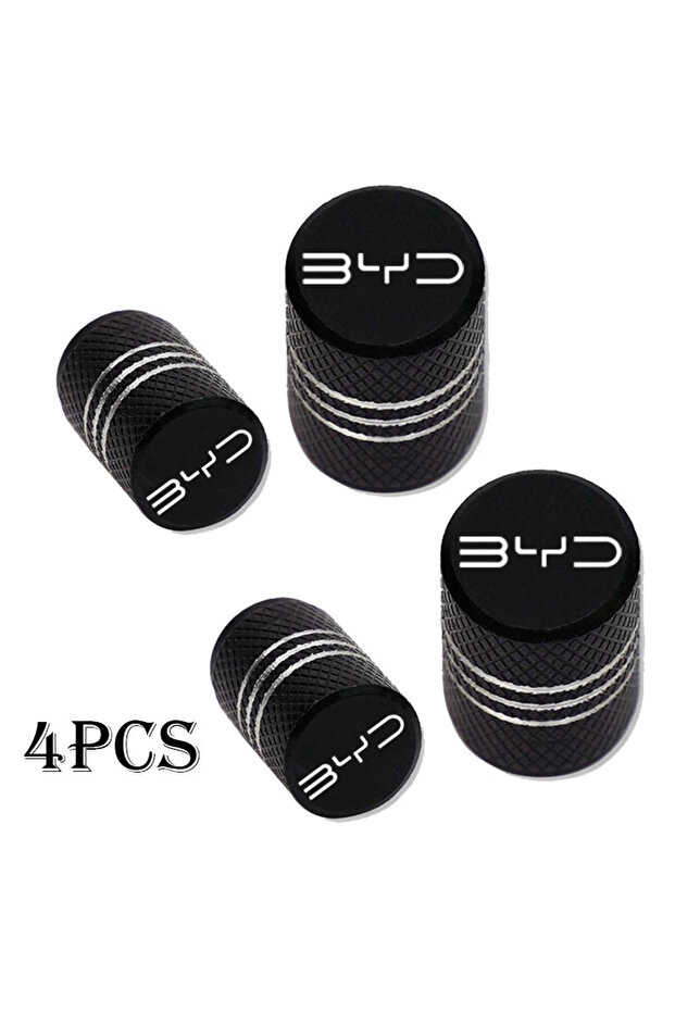 Atto Car Accessories 4pcs Aluminum Car Wheel Tire Valve Cap Covers For BYD Atto 3 Act 3 Tang F3 E6 D