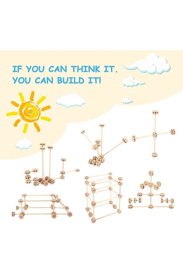 Set de construit din lemn