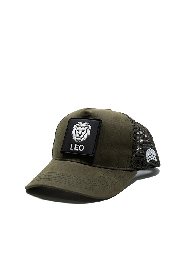 Leo Sign Patch Detailed Mesh Cap | Sports Hat Suitable for Daily Use