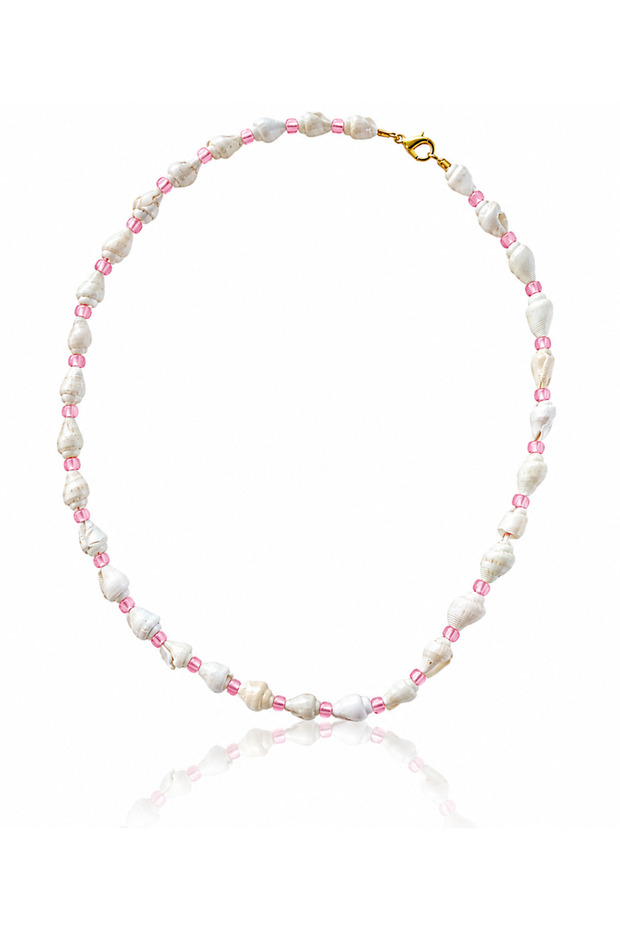 Natural White Seashell Summer Necklace - Women's Bohemian Beach Accessory