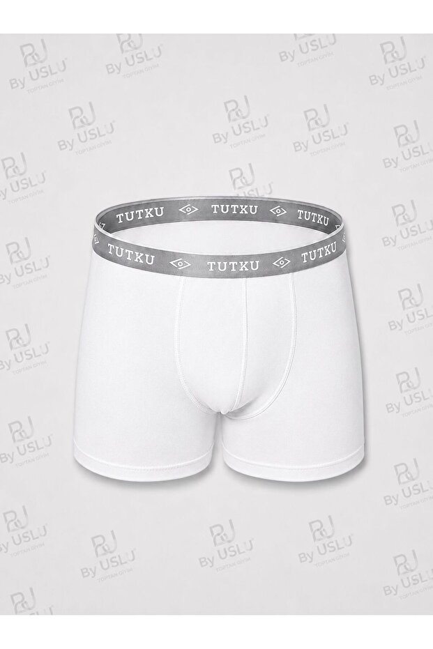 Men's Plain Lycra Cotton Boxer Single Pack Tutku