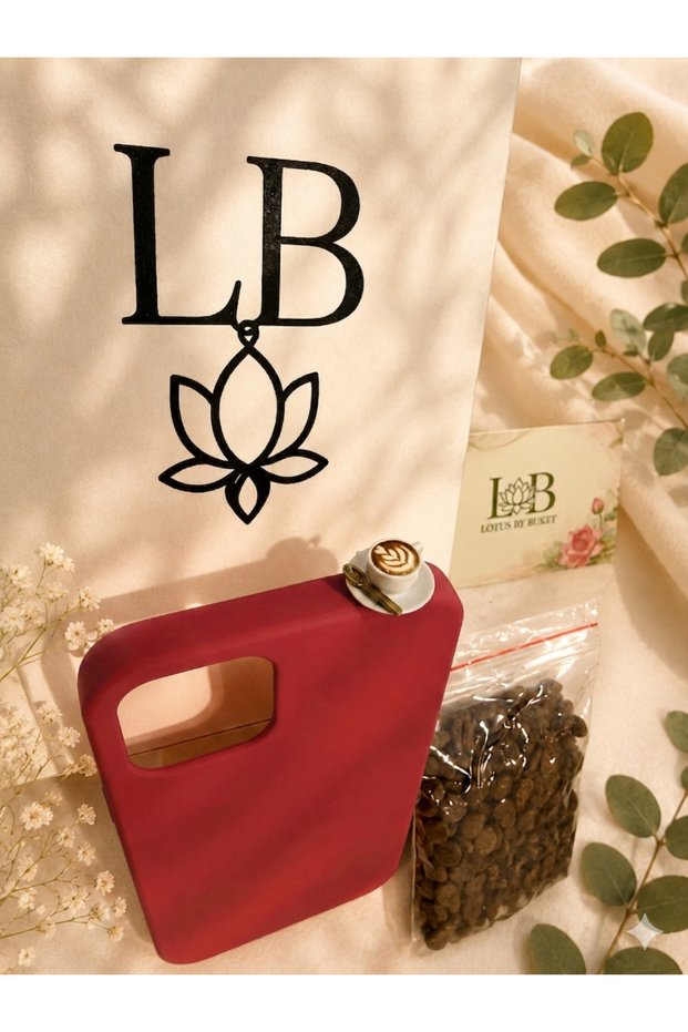 iPhone 14Promax Latte Figured Silicone Case