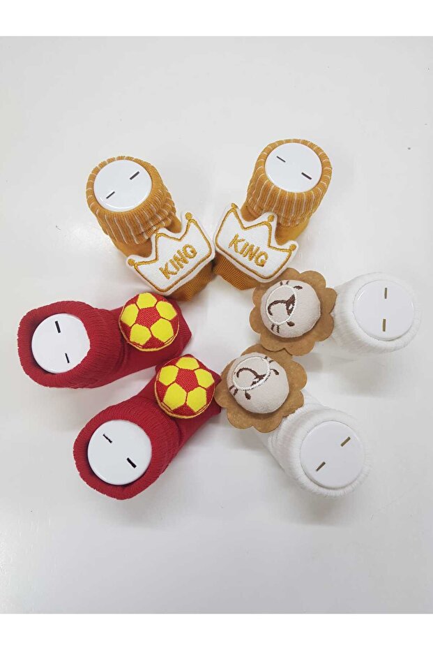 3 Pack Baby Socks with Accessories