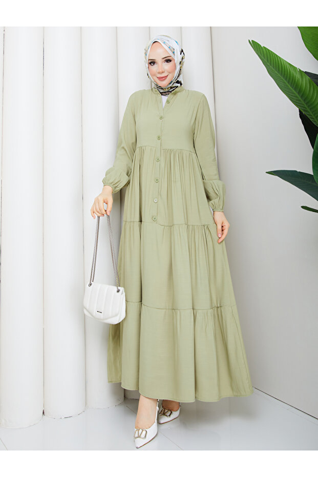 Women's Front Buttoned Modal Dress