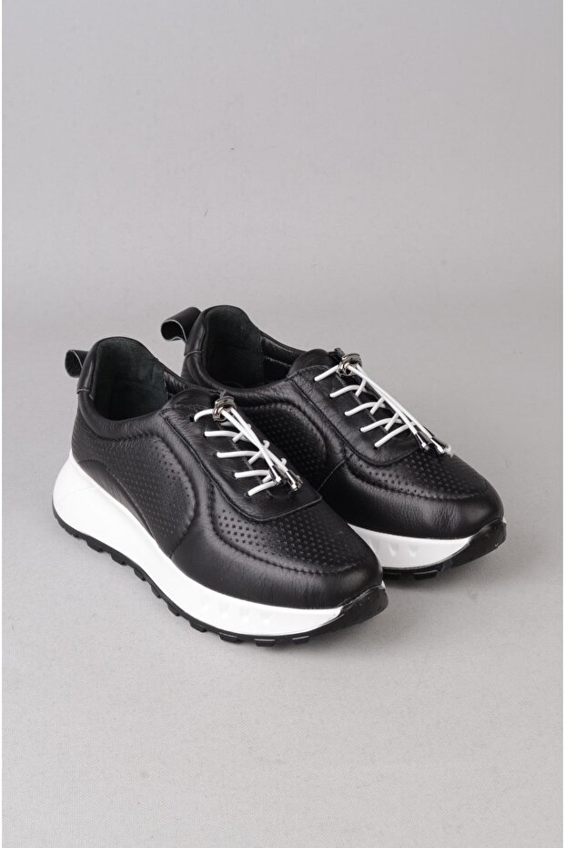 Select 1140 genuine leather comfort women's shoe black