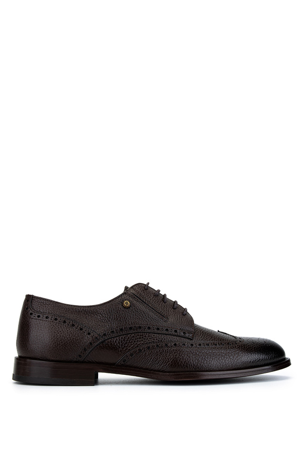Men's Genuine Leather Brown Classic Shoes