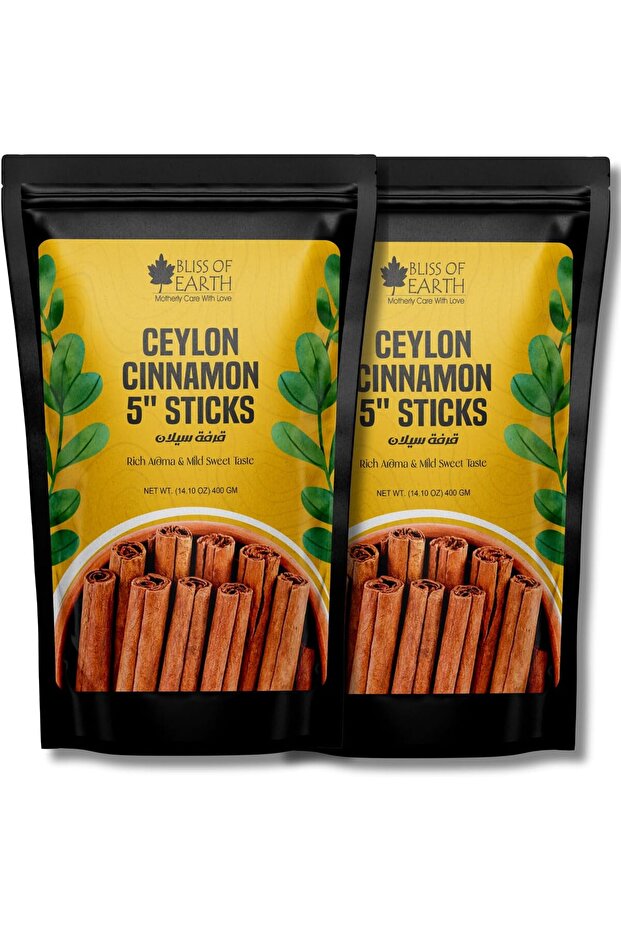 Ceylon Cinnamon Sticks, 2x400g | Pure Natural True Cinnamon | Kitchen & Culinary Use