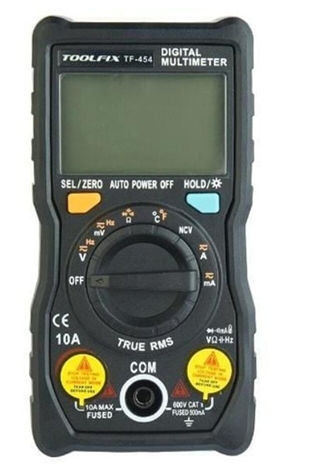 Toolfix Tf-454 True Rms Digital Measuring Instrument | Professional Multimeter with Ncv Feature