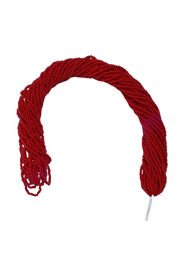Preciosa 11/0 Glass Sand Beads, Czechoslovakia Beads, Bead Diameter:2.1 mm Deep Red