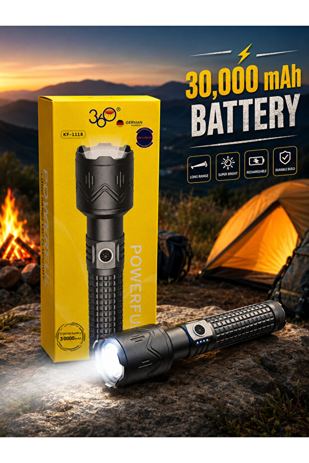 Rechargeable Powerful Flashlight