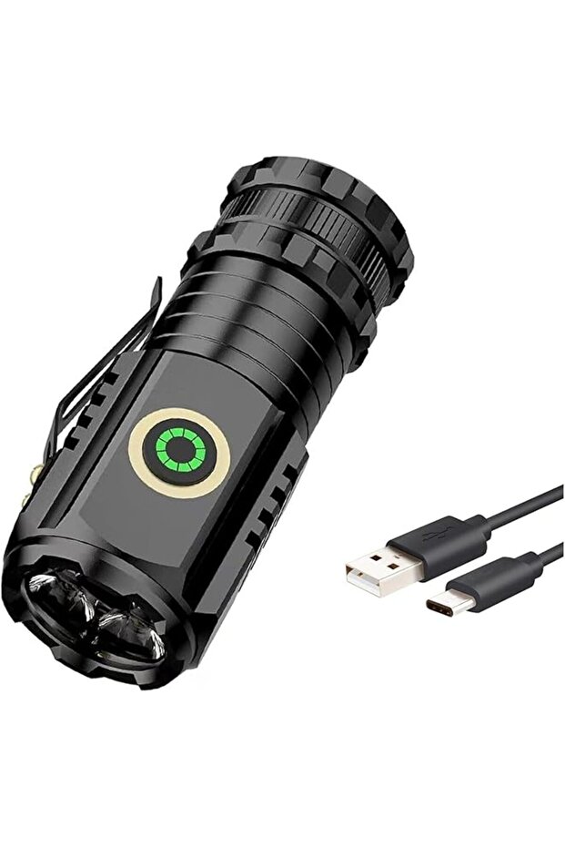 Mini Led Flashlights Rechargeable USB C,Small Powerful Flashlights Max 2550 Lumens