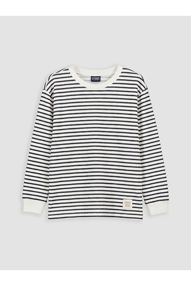 Lcw kids bicycle collar striped boy's t-shirt