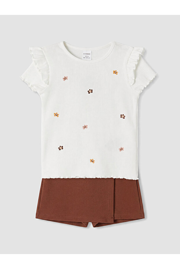 Embroidered Girl's Set