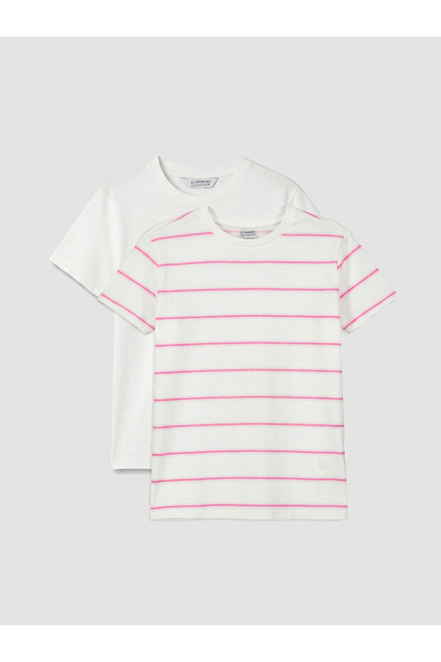 Esvab • Modern & Distinctive Zero Roba Collar Girls' T-Shirt 2-Pack