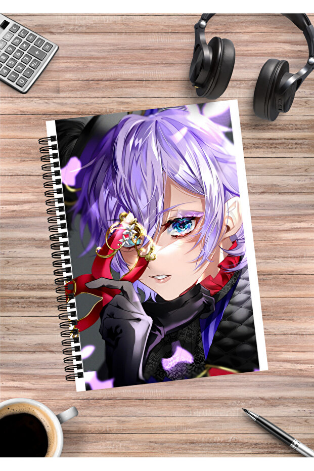 Twisted Wonderland Anime Spiral Notebook A5 (50 Sheets)